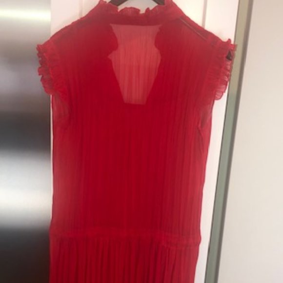 Gorgeous Red Ruffle Dress - Picture 4 of 8